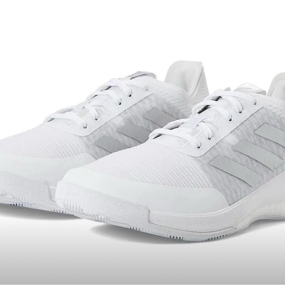 adidas Shoes - Adidas Women's White/Silver Metallic Crazyflight Shoes Size 5.5